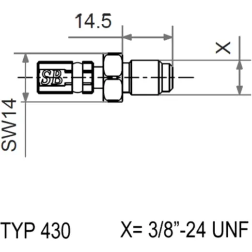 Aussengewinde beweglich Vario 20343030