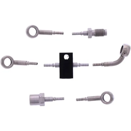 BRAIDED STEEL BRAKE HOSE KIT