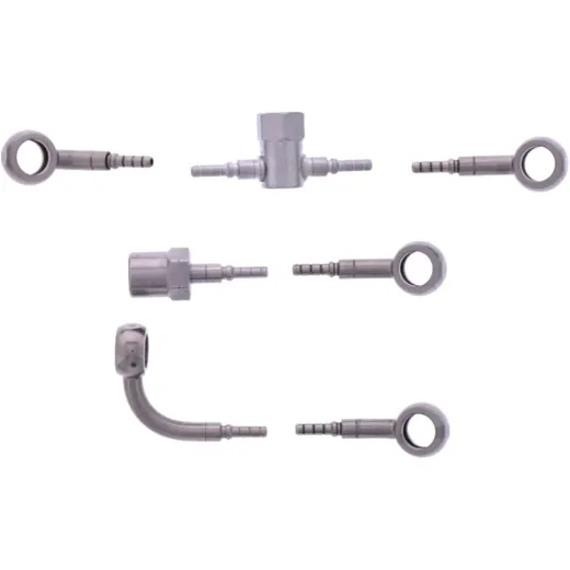 BRAIDED STEEL BRAKE HOSE KIT