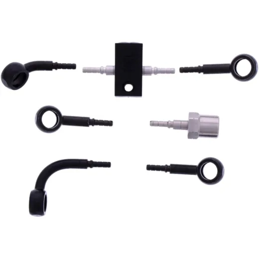 BRAIDED STEEL BRAKE HOSE KIT