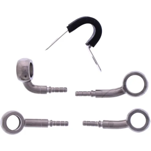 BRAIDED STEEL BRAKE HOSE KIT