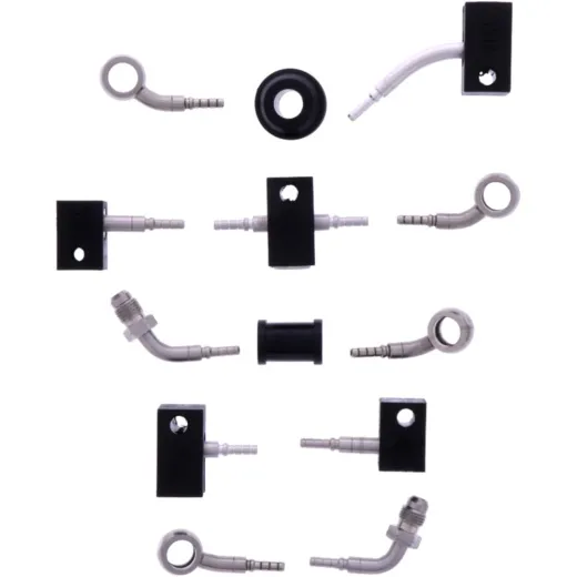 BRAIDED STEEL BRAKE HOSE KIT