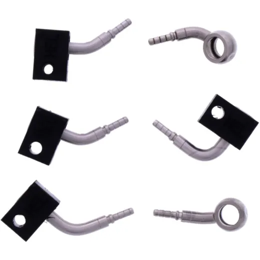 Bremsschlauch Stahlflex Kit Anschluss silber 3-teilig 1178828