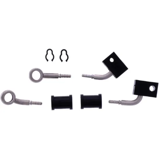 Bremsschlauch Stahlflex Kit Anschluss silber 2-teilig 1178832
