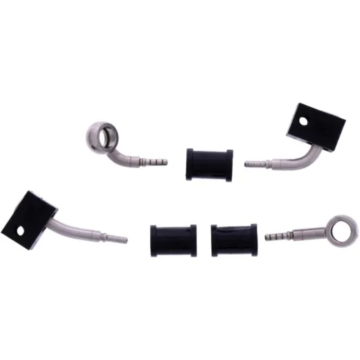 BRAIDED STEEL BRAKE HOSE KIT