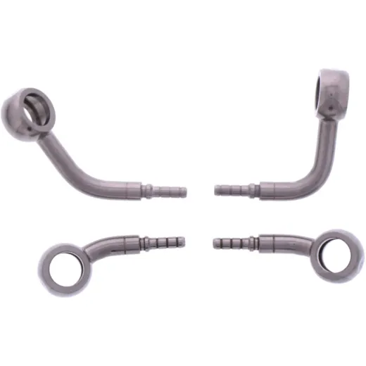 Bremsschlauch Stahlflex Kit Anschluss silber 2-teilig 1178836