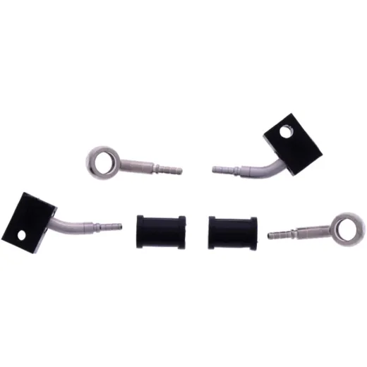 Bremsschlauch Stahlflex Kit Anschluss silber 2-teilig 1178840