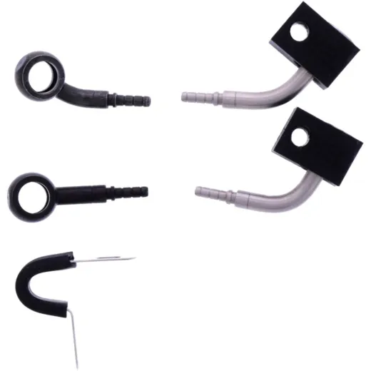 BRAIDED STEEL BRAKE HOSE KIT