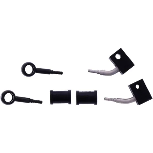 BRAIDED STEEL BRAKE HOSE KIT