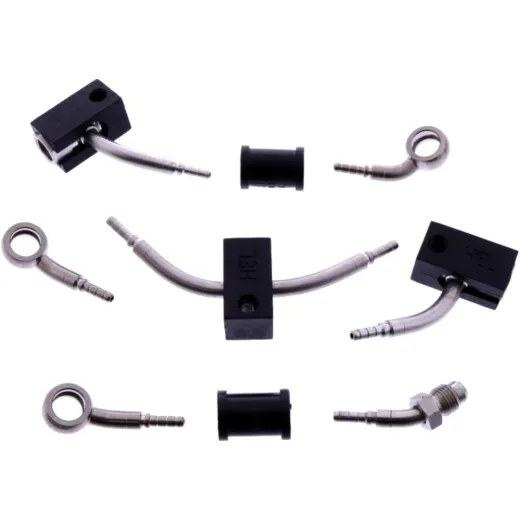 BRAIDED STEEL BRAKE HOSE KIT