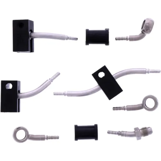 BRAIDED STEEL BRAKE HOSE KIT