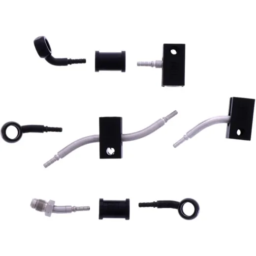 BRAIDED STEEL BRAKE HOSE KIT