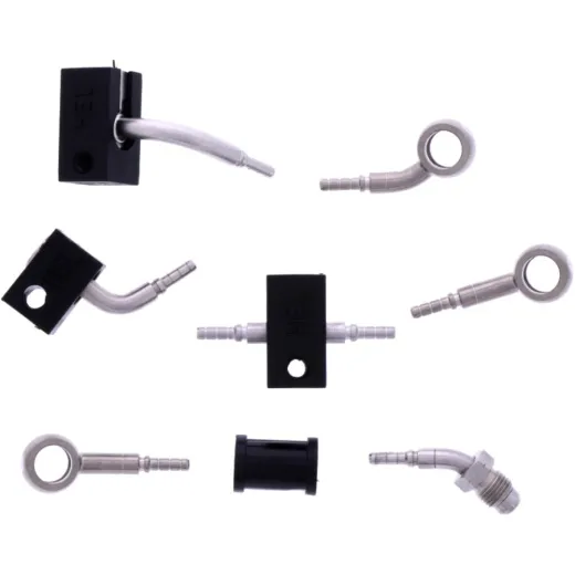 BRAIDED STEEL BRAKE HOSE KIT