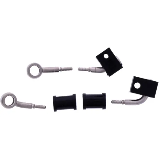 BRAIDED STEEL BRAKE HOSE KIT