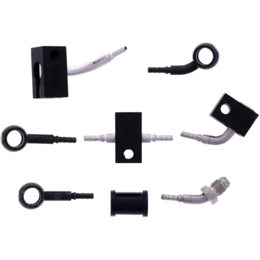 BRAIDED STEEL BRAKE HOSE KIT
