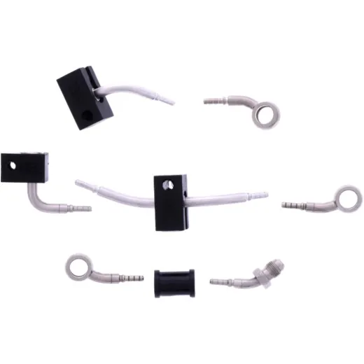BRAIDED STEEL BRAKE HOSE KIT
