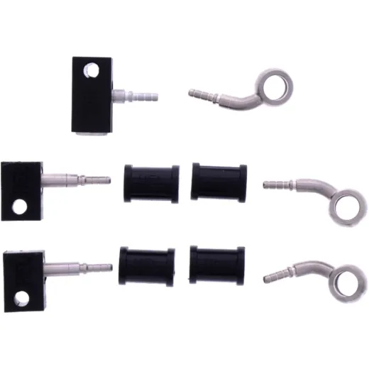 BRAIDED STEEL BRAKE HOSE KIT