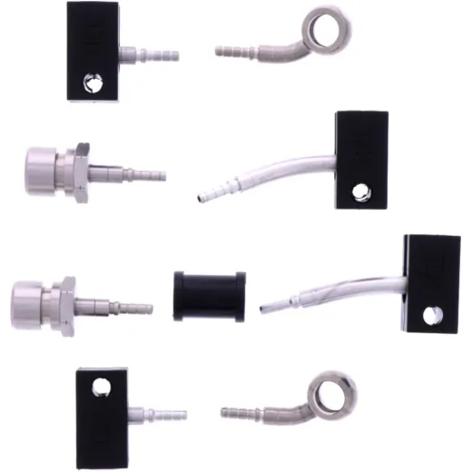 BRAIDED STEEL BRAKE HOSE KIT