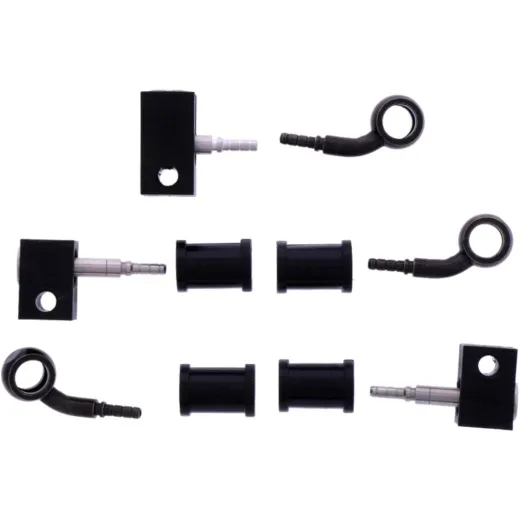 BRAIDED STEEL BRAKE HOSE KIT