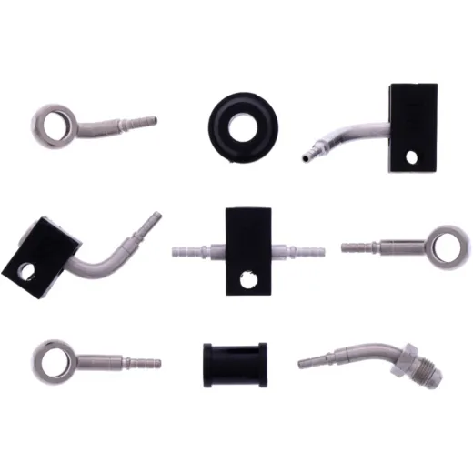 BRAIDED STEEL BRAKE HOSE KIT