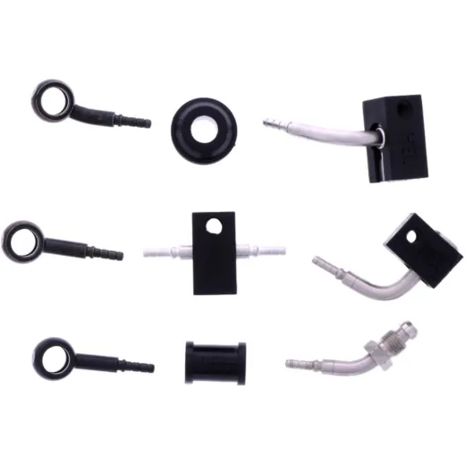 BRAIDED STEEL BRAKE HOSE KIT
