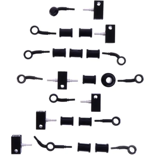 BRAIDED STEEL BRAKE HOSE KIT