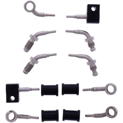 BRAIDED STEEL BRAKE HOSE KIT