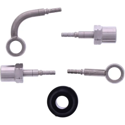 BRAIDED STEEL BRAKE HOSE KIT