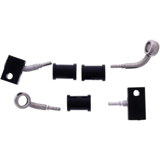 BRAIDED STEEL BRAKE HOSE KIT