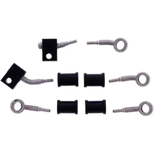 BRAIDED STEEL BRAKE HOSE KIT
