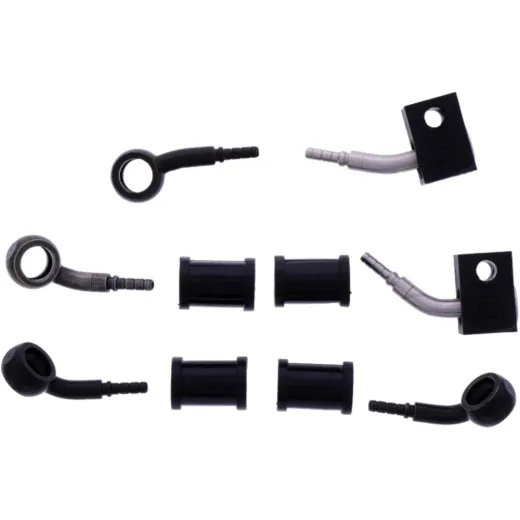 BRAIDED STEEL BRAKE HOSE KIT