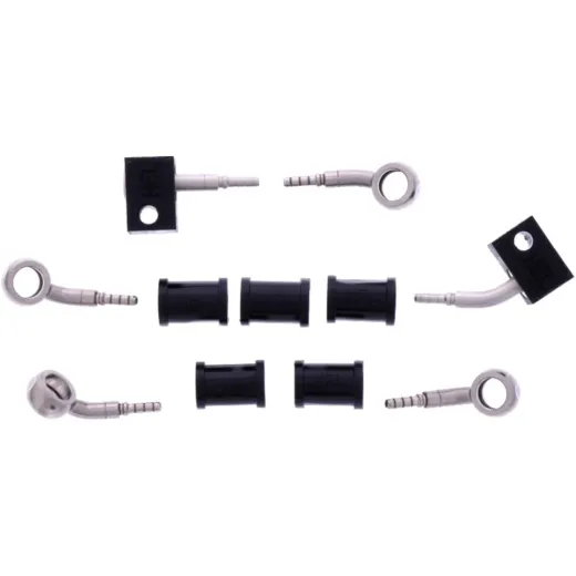 BRAIDED STEEL BRAKE HOSE KIT