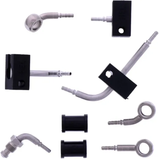 BRAIDED STEEL BRAKE HOSE KIT