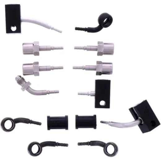 BRAIDED STEEL BRAKE HOSE KIT