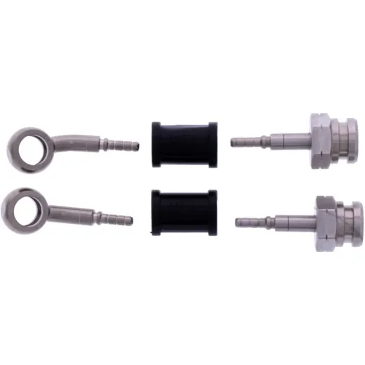 BRAIDED STEEL BRAKE HOSE KIT