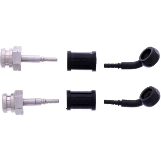 Bremsschlauch Stahlflex Kit Anschluss schwarz 2-teilig 1178914