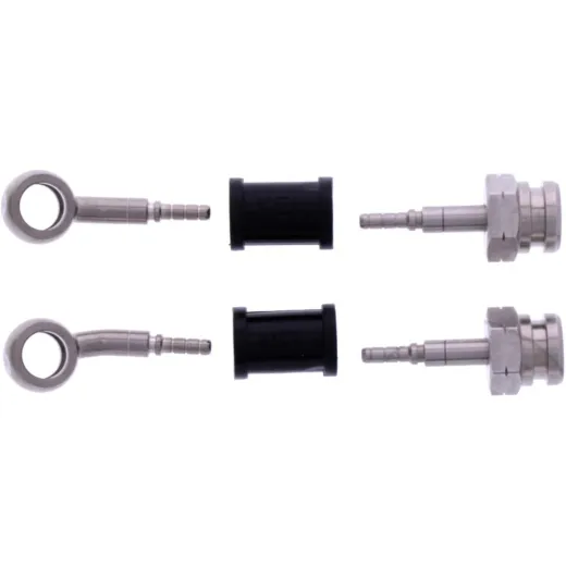 BRAIDED STEEL BRAKE HOSE KIT