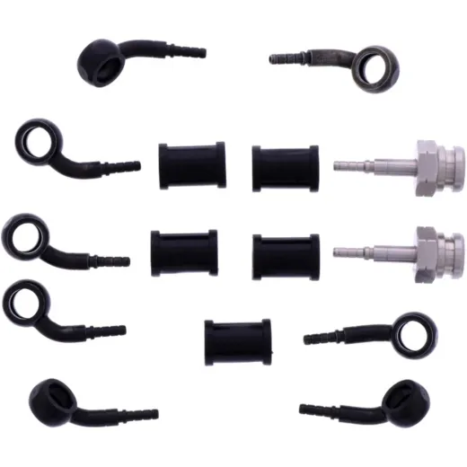 BRAIDED STEEL BRAKE HOSE KIT