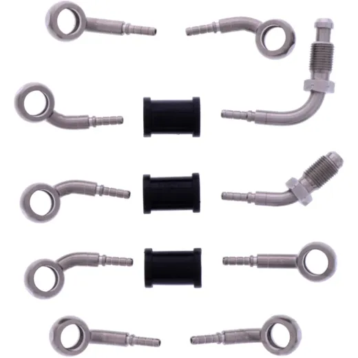 BRAIDED STEEL BRAKE HOSE KIT