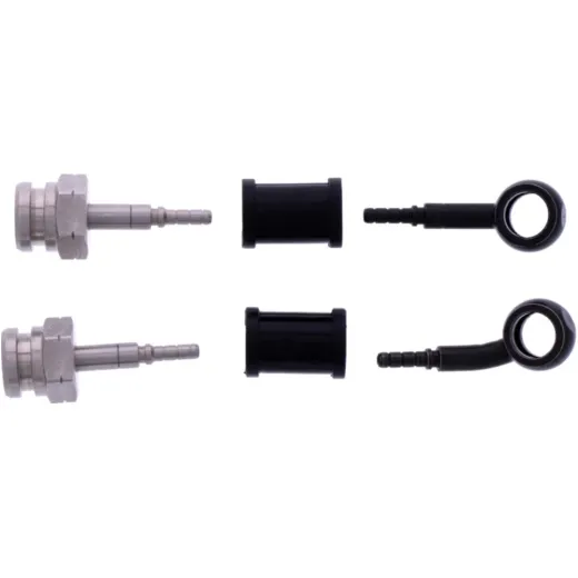 Bremsschlauch Stahlflex Kit Anschluss schwarz 2-teilig 1178922