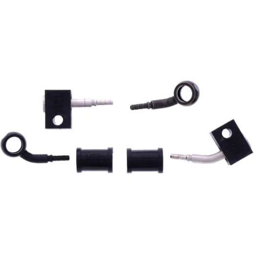 Bremsschlauch Stahlflex Kit Anschluss schwarz 2-teilig 1178926