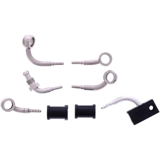 Bremsschlauch Stahlflex Kit Anschluss silber 3-teilig 1178928