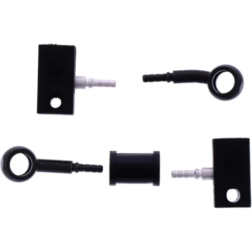Bremsschlauch Stahlflex Kit Anschluss schwarz 2-teilig 1178934