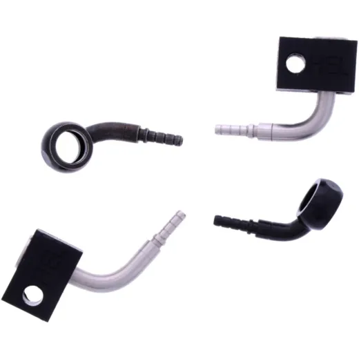 Bremsschlauch Stahlflex Kit Anschluss schwarz 2-teilig 1178938