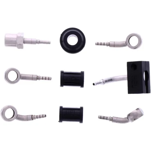 BRAIDED STEEL BRAKE HOSE KIT