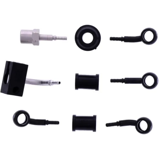 BRAIDED STEEL BRAKE HOSE KIT