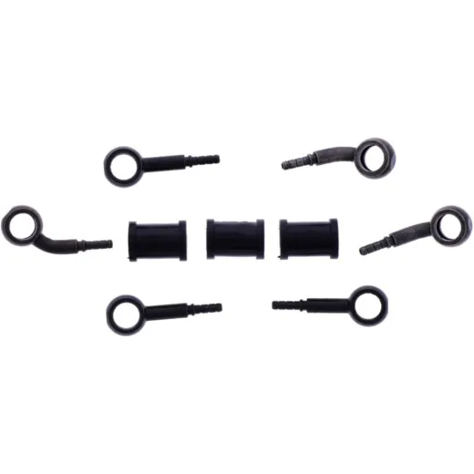BRAIDED STEEL BRAKE HOSE KIT