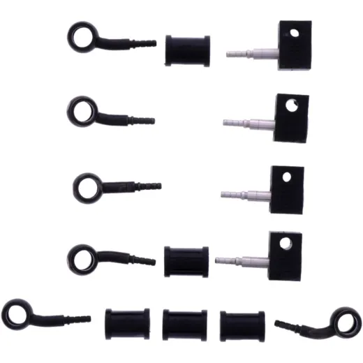 BRAIDED STEEL BRAKE HOSE KIT