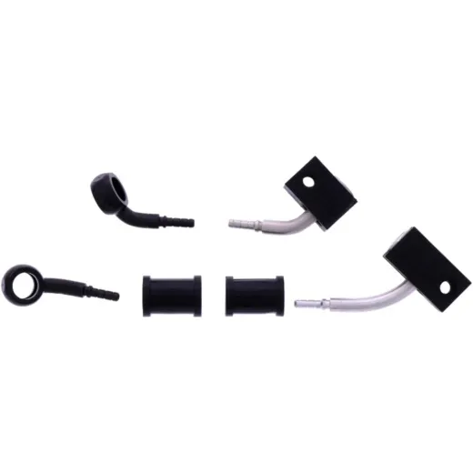 Bremsschlauch Stahlflex Kit Anschluss schwarz 2-teilig 1178954