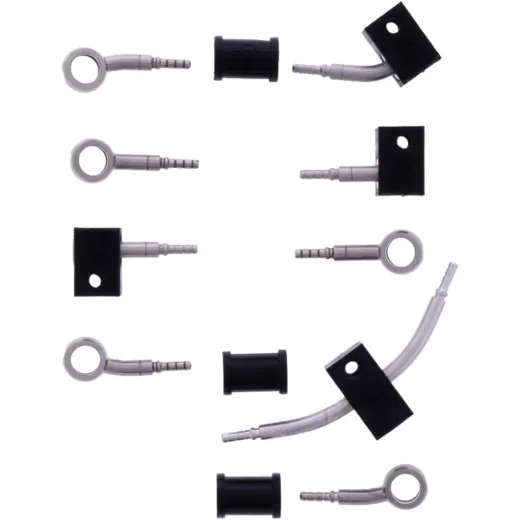 BRAIDED STEEL BRAKE HOSE KIT